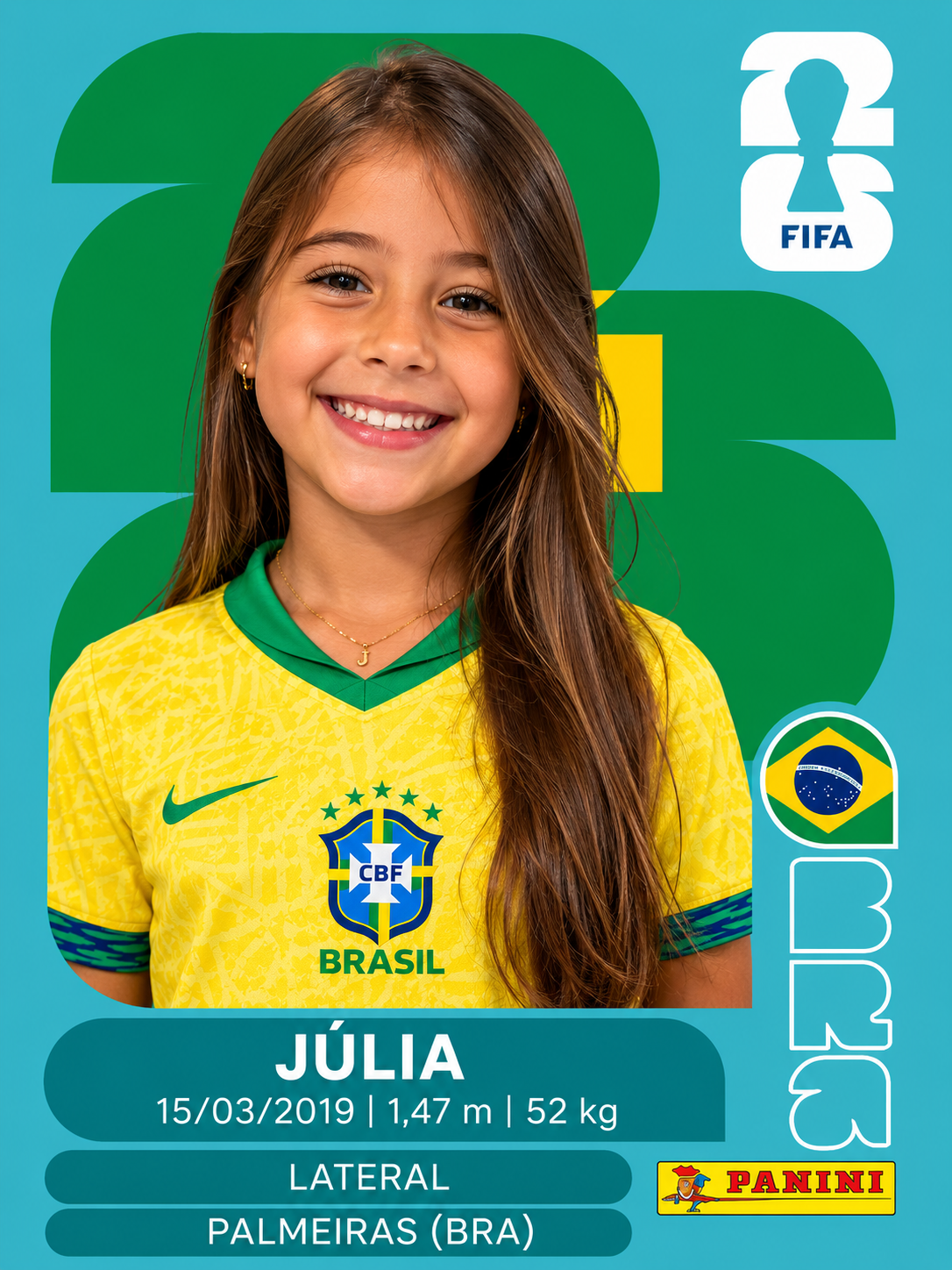 Figurinha personalizada criança