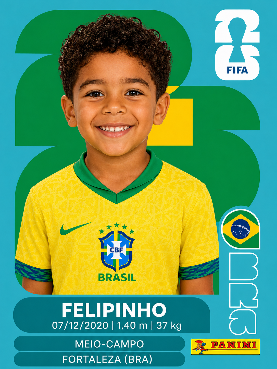 Figurinha personalizada Felipinho