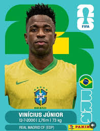 Vinícius Júnior — Figurinha Copa 2026